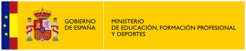 Logotipo del Ministerio de Educación y Formación Profesional